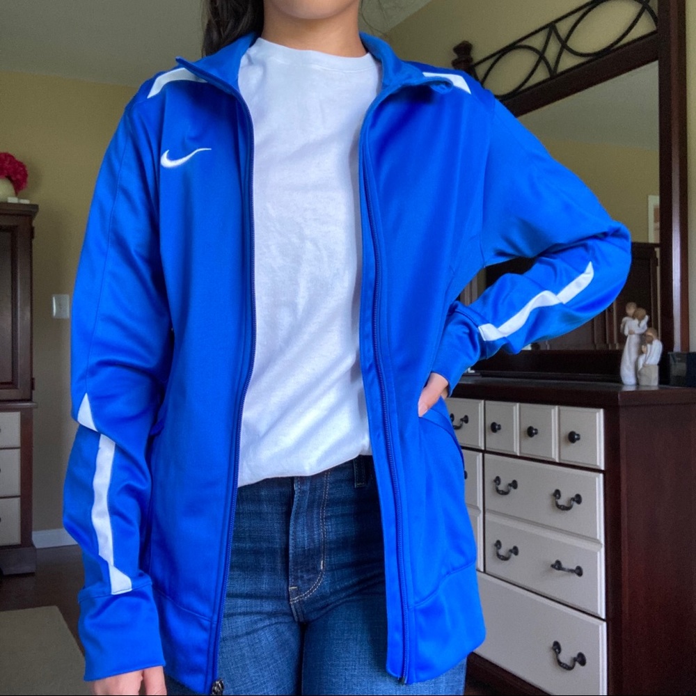 Nike royal blue track jacket